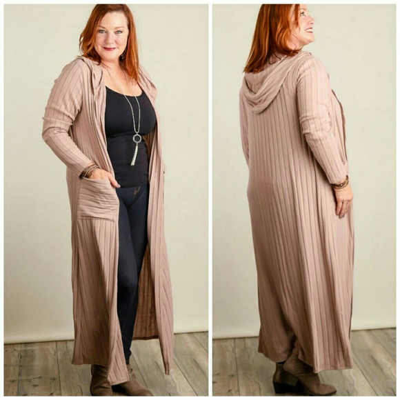 1 LEFT ➕ Ribbed Duster Cardigan - Picture 2 of 2